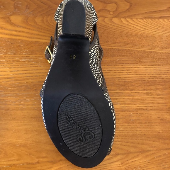 Bronze & Cream Seychelles Mary Janes sz 8.5 - Picture 3 of 7